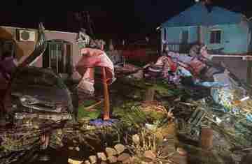 Rio Bonito do Iguaçu - 80% dos imóveis foram destruídos pelo tornado